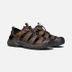Keen Targhee III  Sandal M bison/mulch pánské kožené outdoorové sandály5