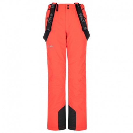 Kilpi Elare-W korálová dámské nepromokavé zimní lyžařské kalhoty 10000