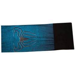 Novia multifunkční šátek fleece 06 modrý pavouk zimní tubus