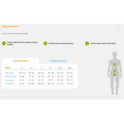 _Husky Artic M bright green panska sportovni funkcni tenci mikina  zmereno