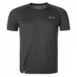 Kilpi Dimel-M tmavě šedá pánské funkční běžecké outdoorové triko krátký rukáv1
