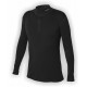 Jitex Kacun 901 TSS černá pánské triko dlouhý rukáv - stojáček a zip u krku - Merino vlna